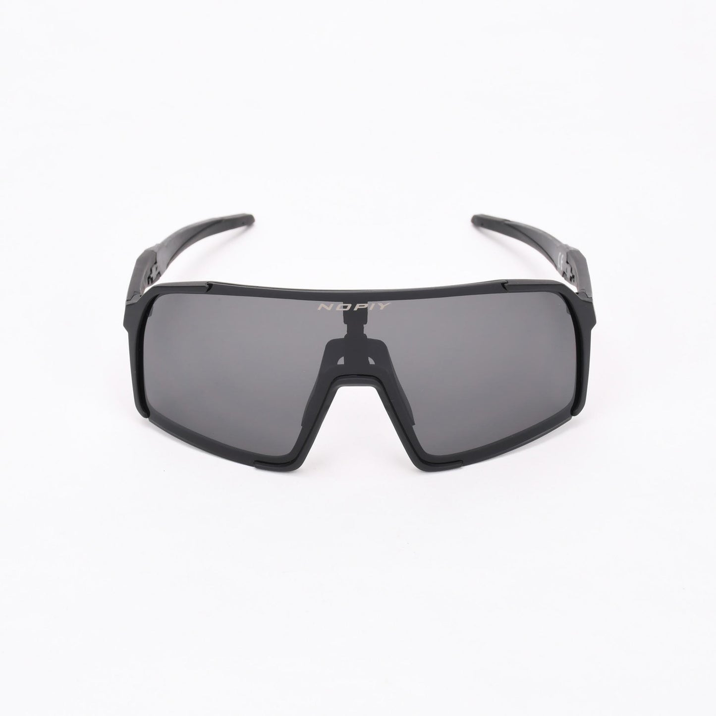 Fietsbril NOPIY Olwyn Zwart met Zwarte Lens - Nopiy