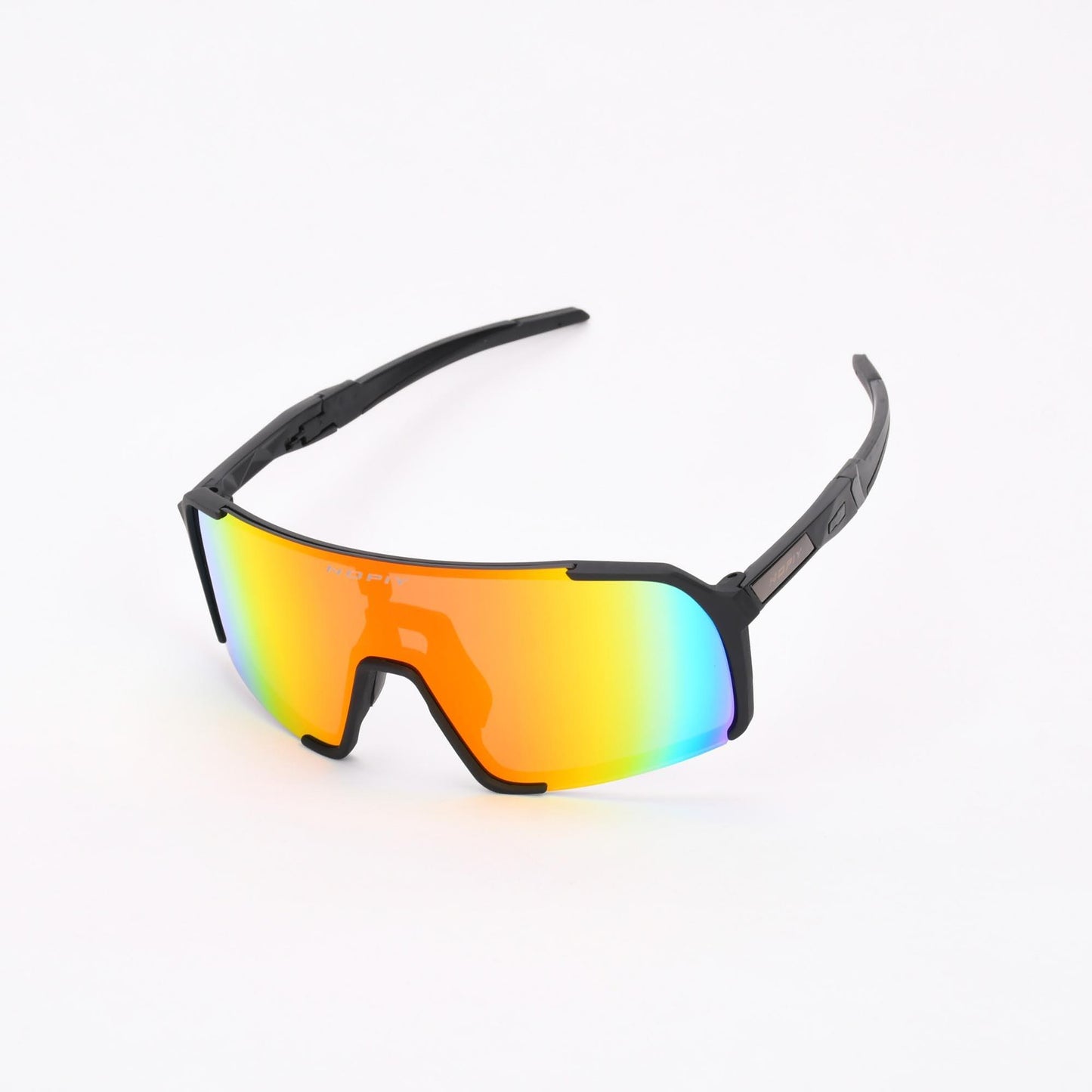 Fietsbril NOPIY Olwyn Zwart met Rode Lens - Nopiy