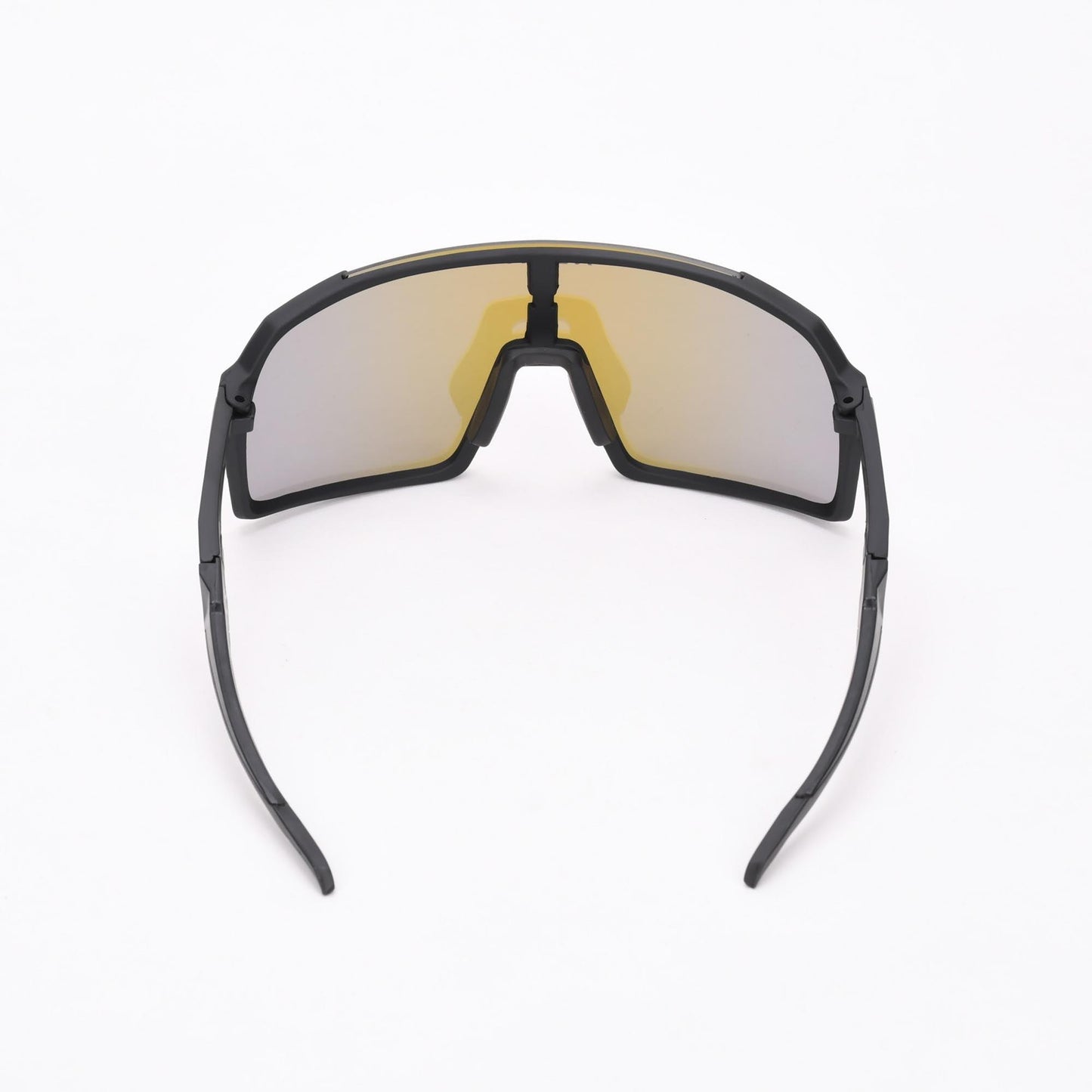 Fietsbril NOPIY Olwyn Zwart met Blauwe Lens - Nopiy