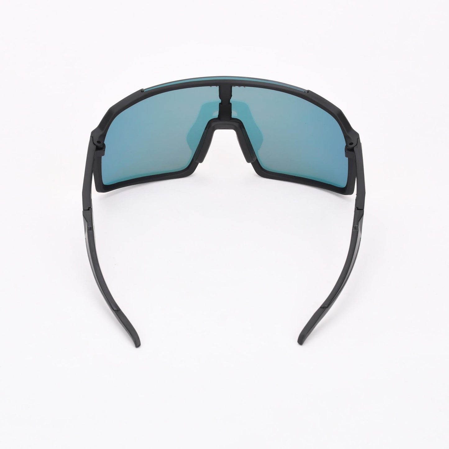 Fietsbril NOPIY Olwyn Zwart met Vol Rode Lens - Nopiy